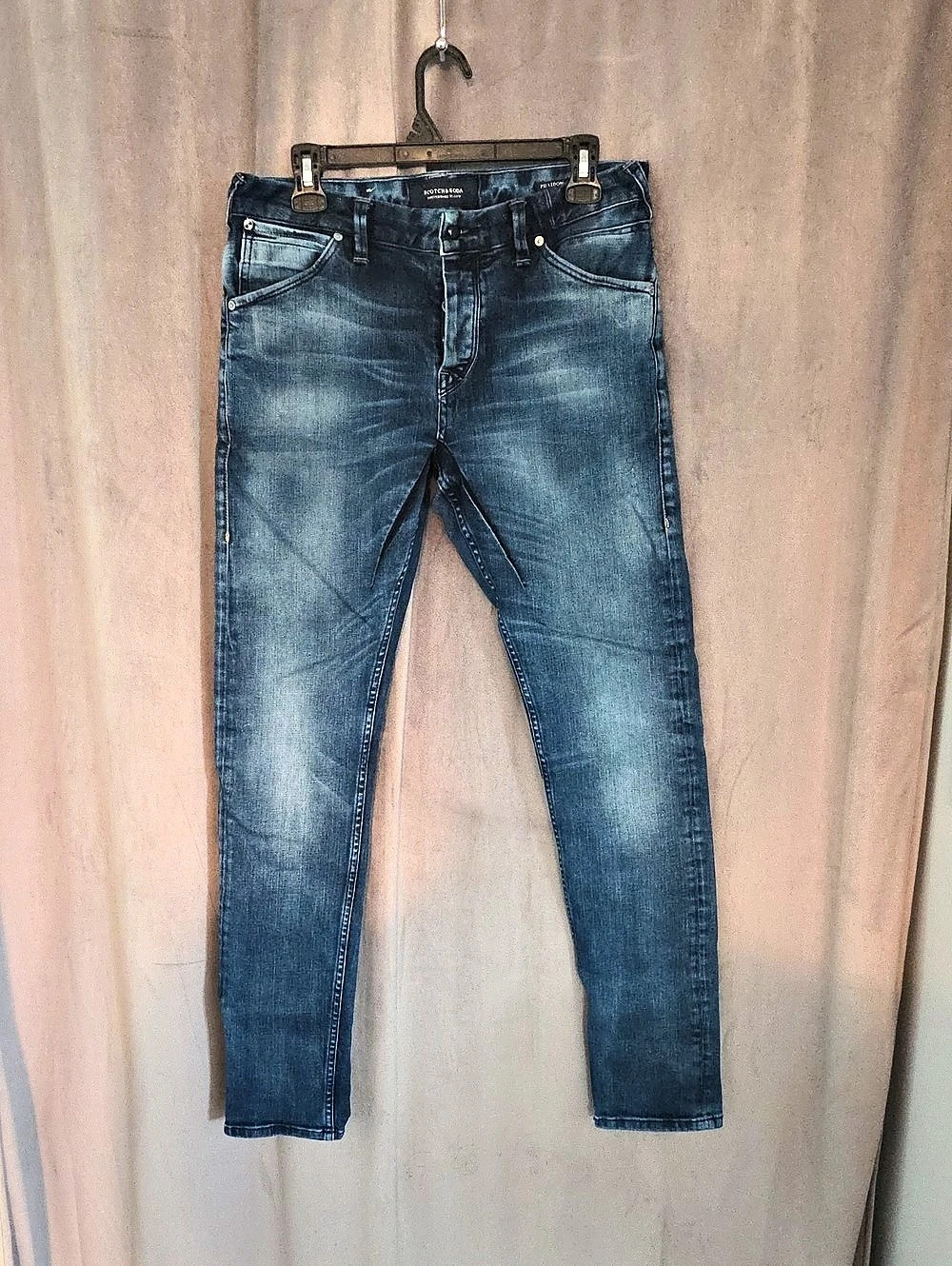 Scotch & Soda Phaidon Amsterdams Blauw Slim Jeans Blue Waist 29